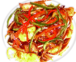 中華風あんかけカツカレー