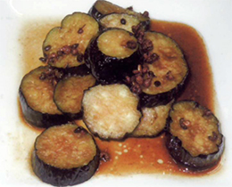 ナスの山椒香り炒め